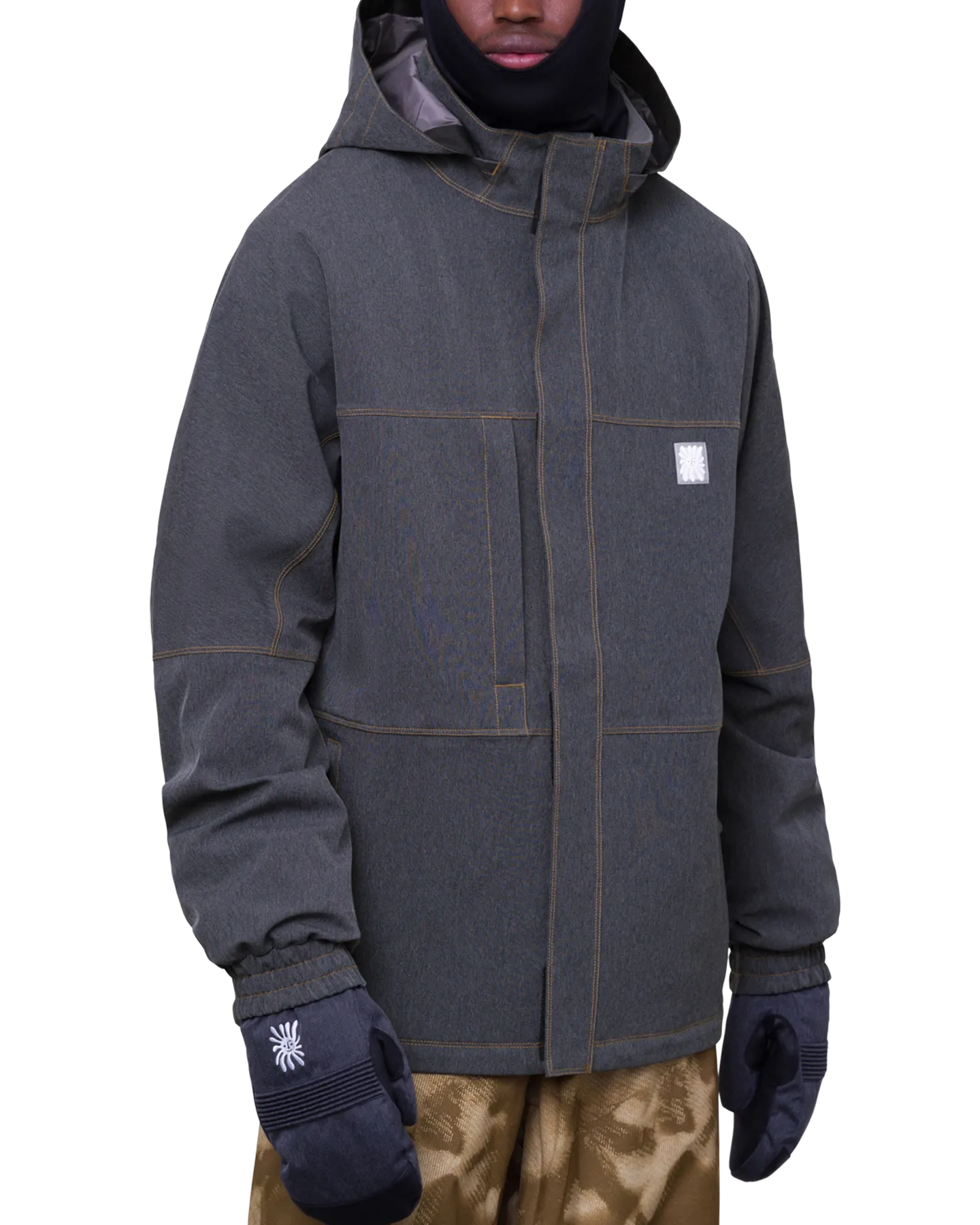 686 Men's Dojo Snow Jacket - Black Denim | Shop Coats & Jackets at Trojan Wake Ski Snow & Snow Skiers Warehouse