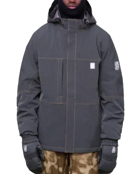 686 Men's Dojo Snow Jacket - Black Denim | Shop Coats & Jackets at Trojan Wake Ski Snow & Snow Skiers Warehouse