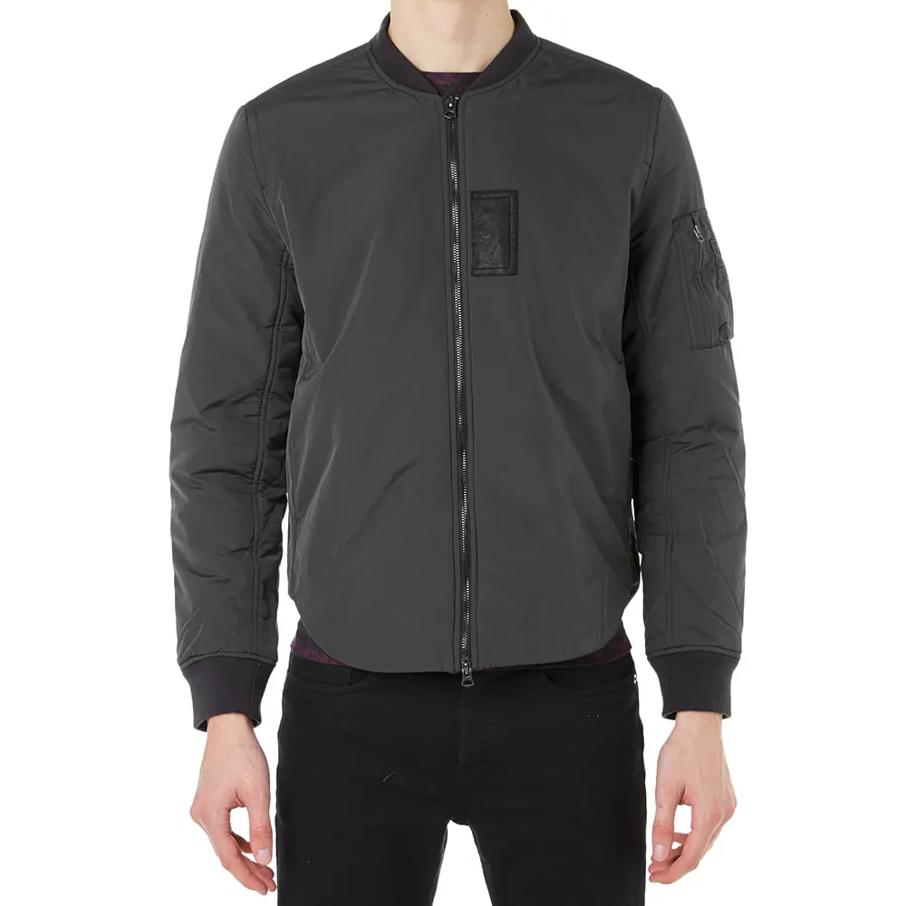 Acne Silas Waterproof MA-1 Bomber JacketDark Grey