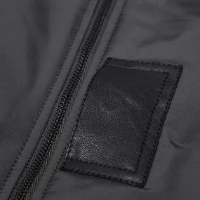 Acne Silas Waterproof MA-1 Bomber JacketDark Grey