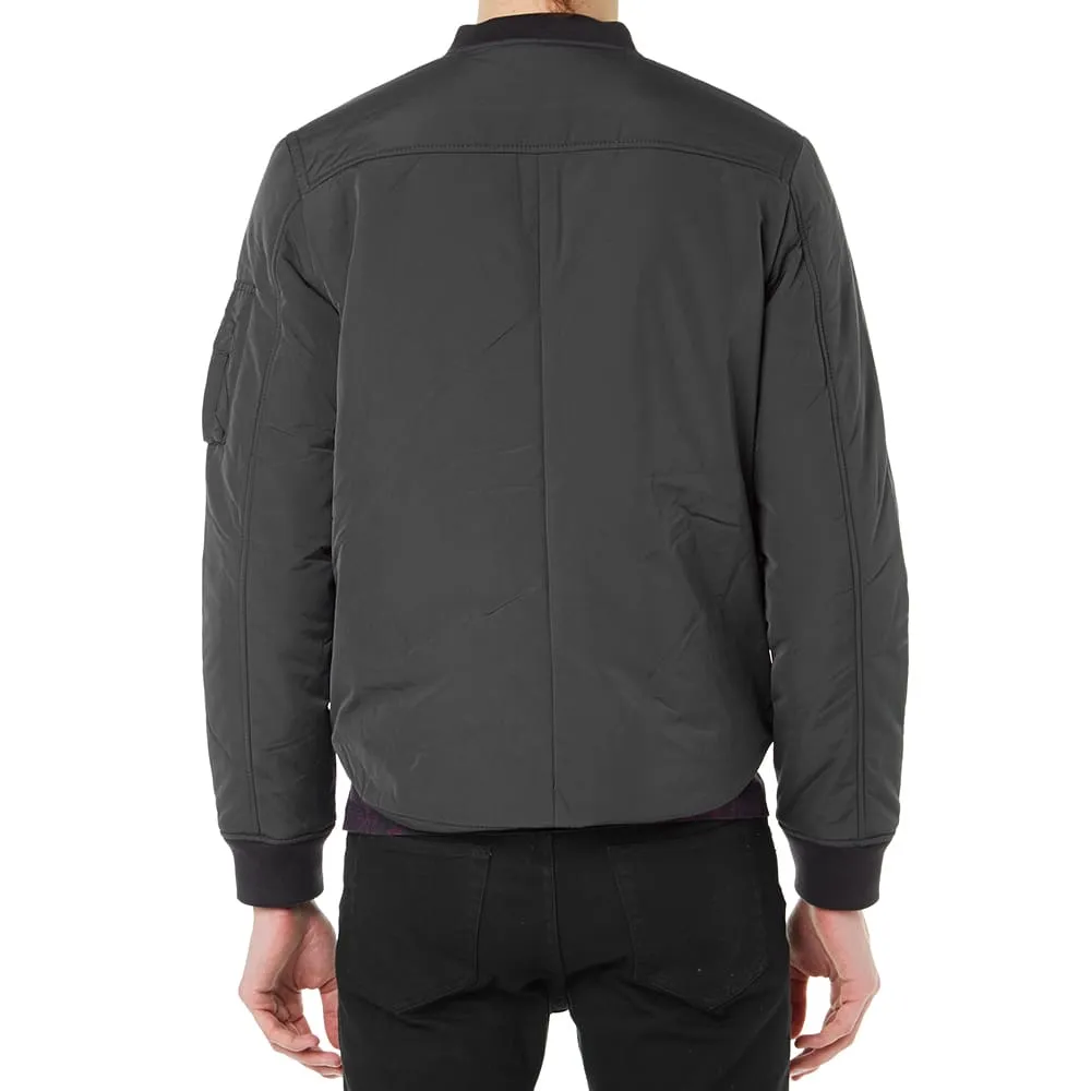 Acne Silas Waterproof MA-1 Bomber JacketDark Grey