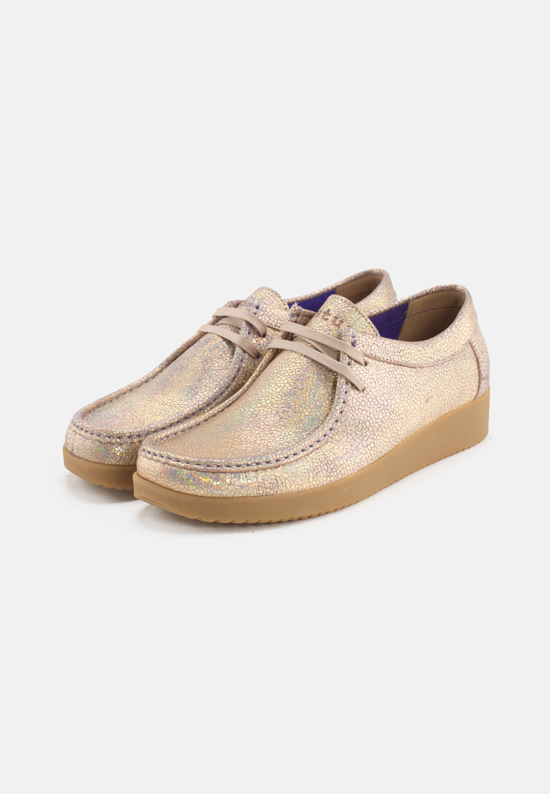 Alba Sko Metallic Suede - Multicolor