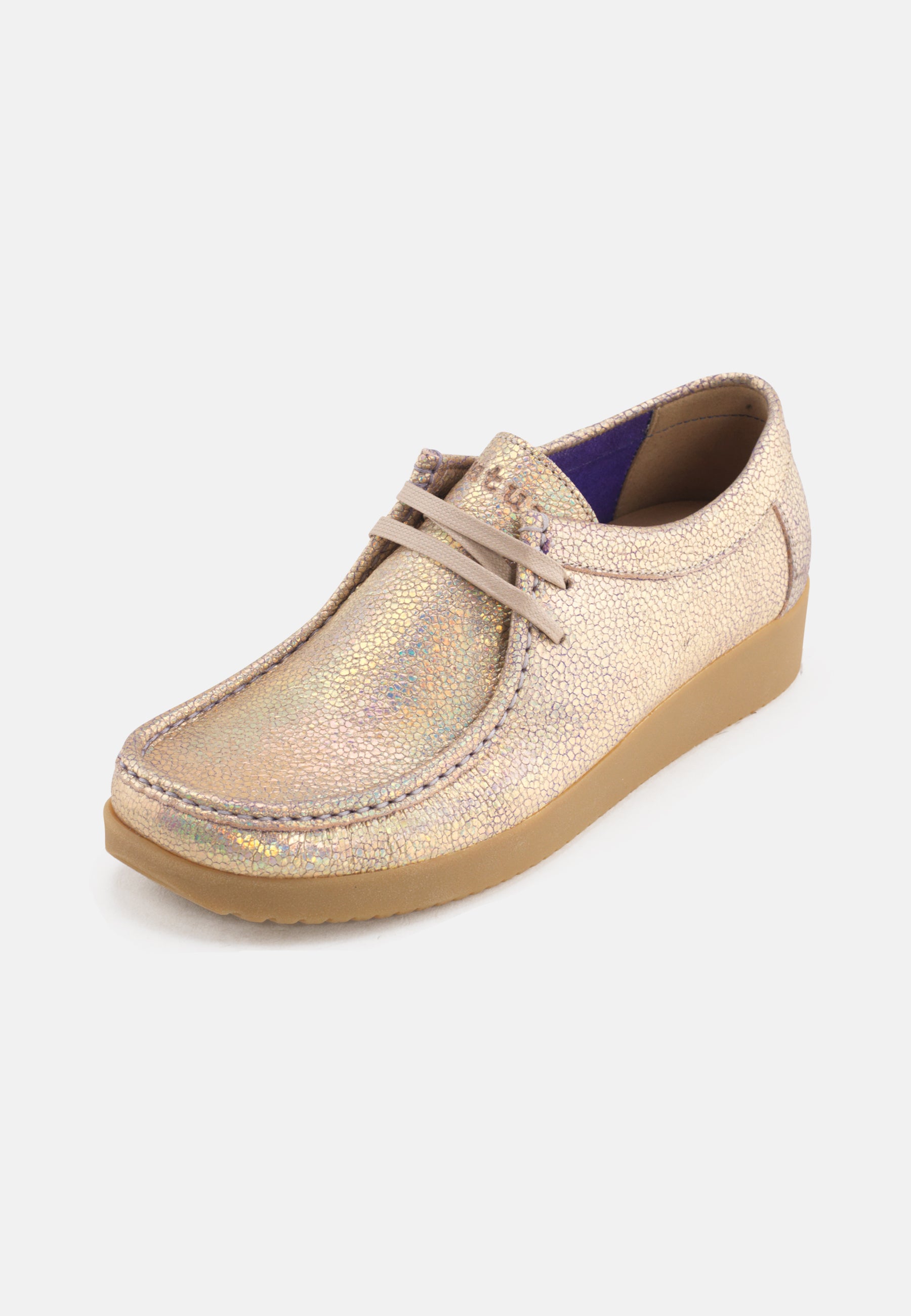 Alba Sko Metallic Suede - Multicolor