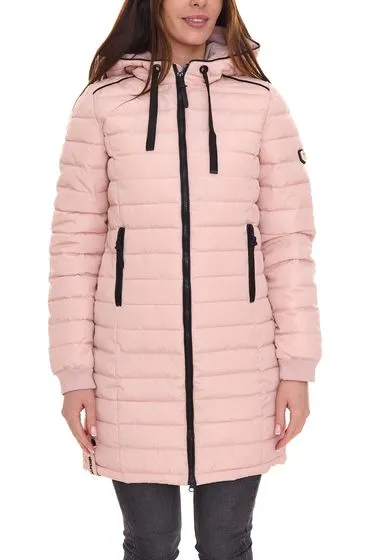 ALPENBLITZ parka matelassée pour femme avec capuche manteau d hiver durable 21743534 rose