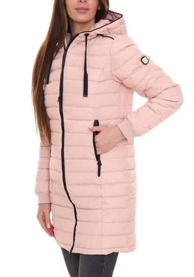 ALPENBLITZ parka matelassée pour femme avec capuche manteau d hiver durable 21743534 rose