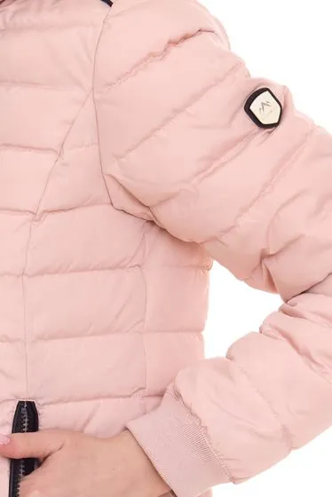 ALPENBLITZ parka matelassée pour femme avec capuche manteau d hiver durable 21743534 rose