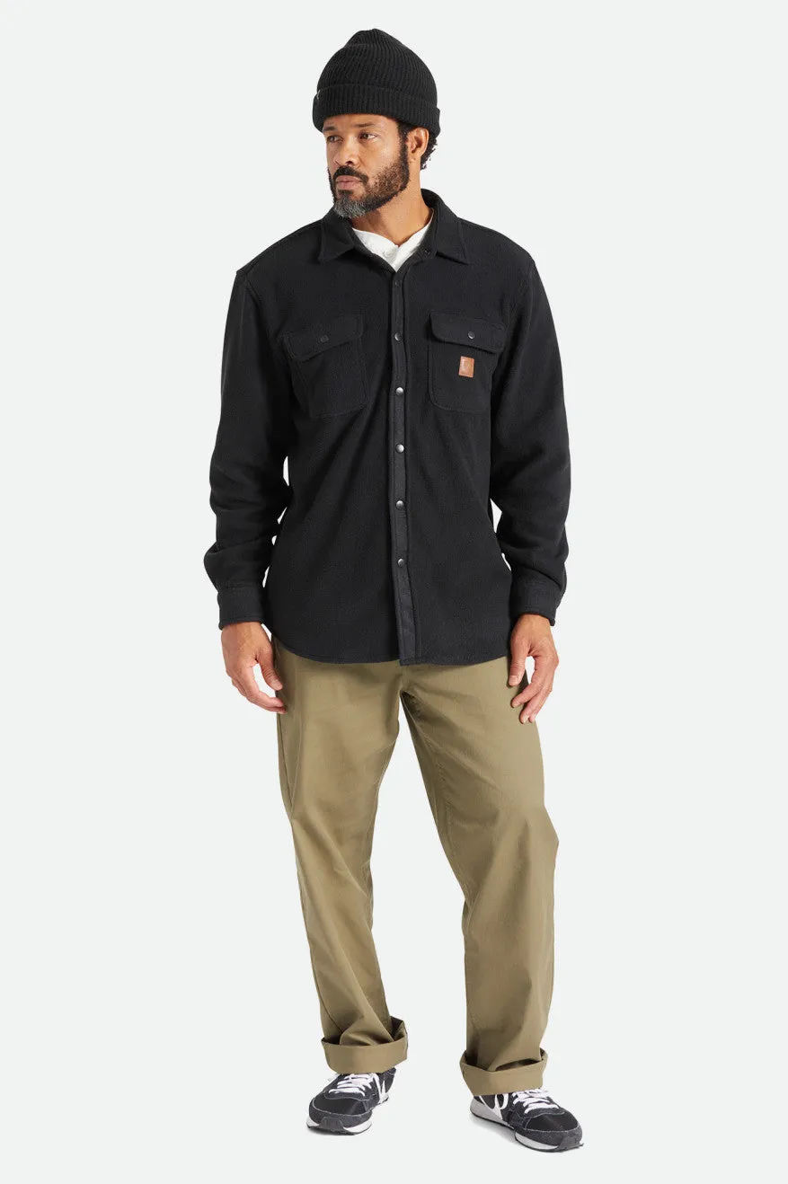 Bowery Arctic Stretch L/S Fleece - Black