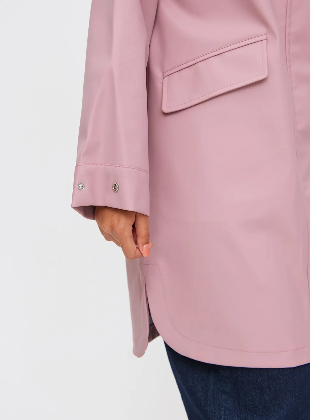 Buy Pink Longline Rubberised Raincoat XXL | Coats | Tu