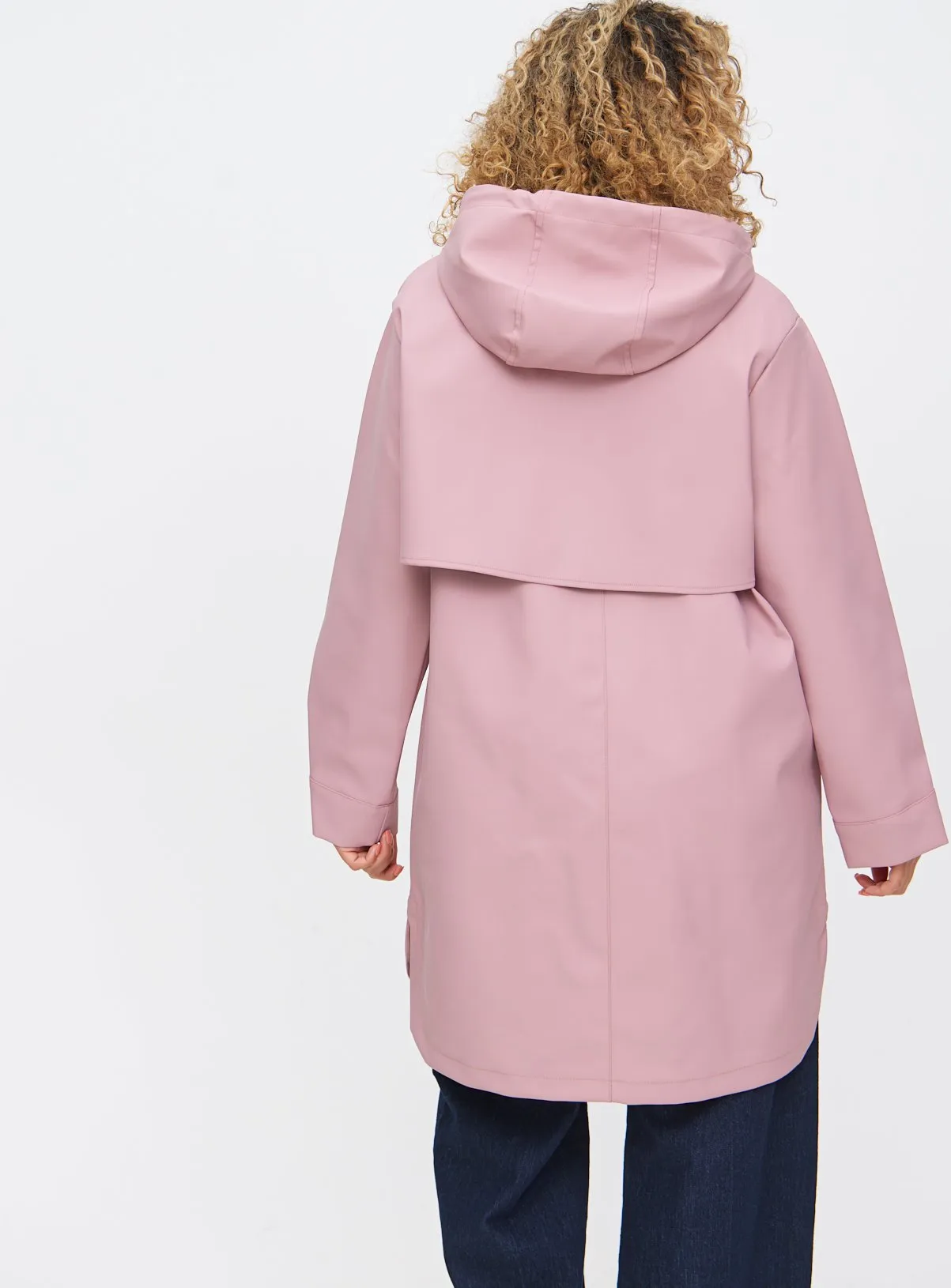 Buy Pink Longline Rubberised Raincoat XXL | Coats | Tu