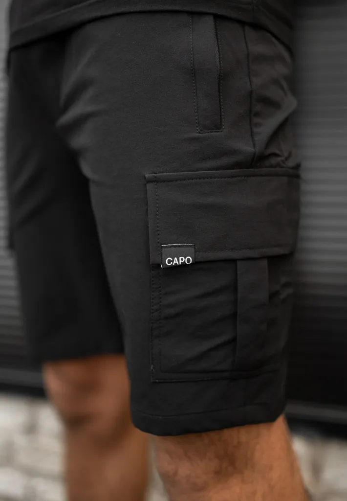 Capo UTILITY Cargo Short - Black