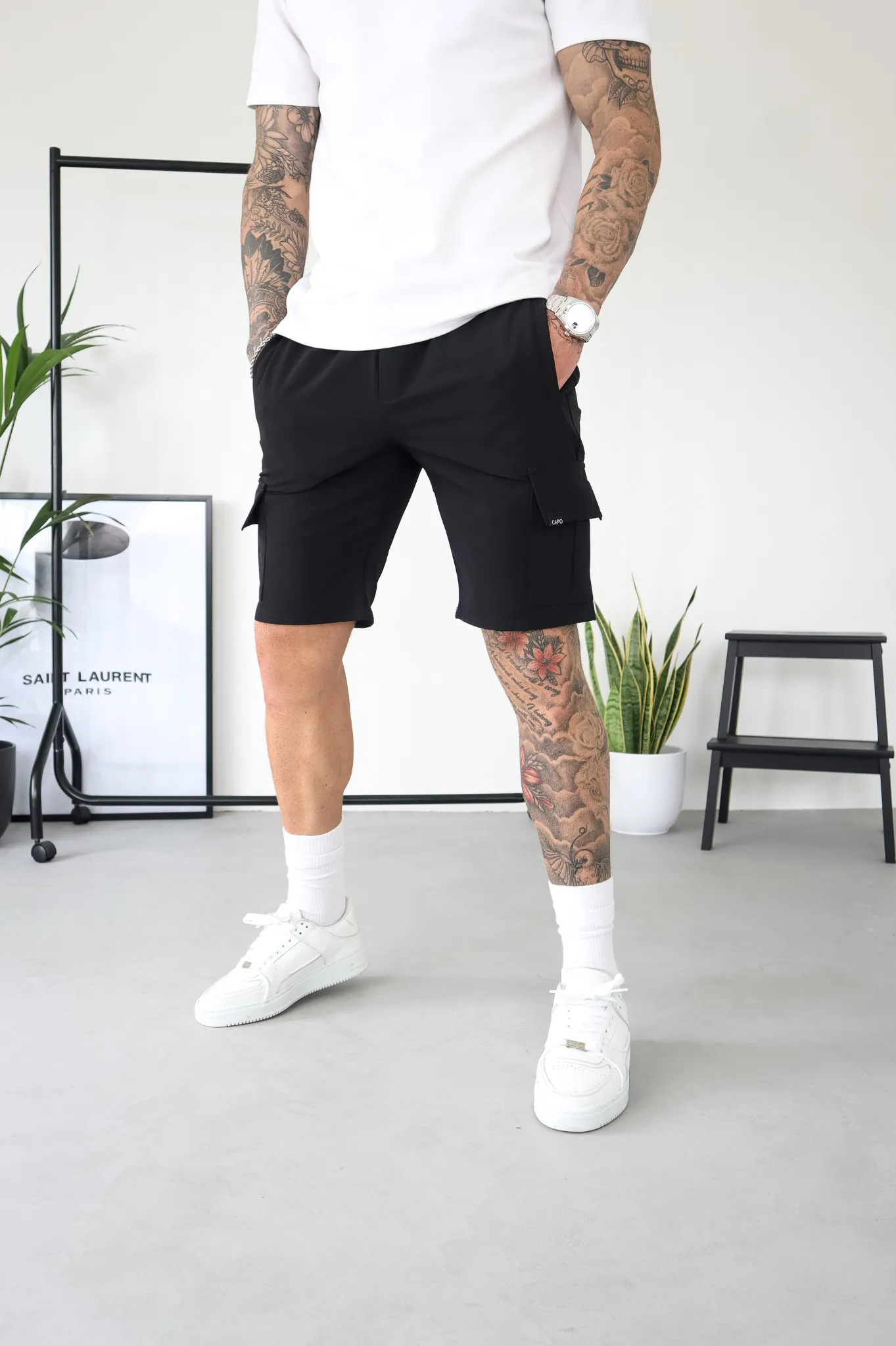 Capo UTILITY Cargo Short - Black