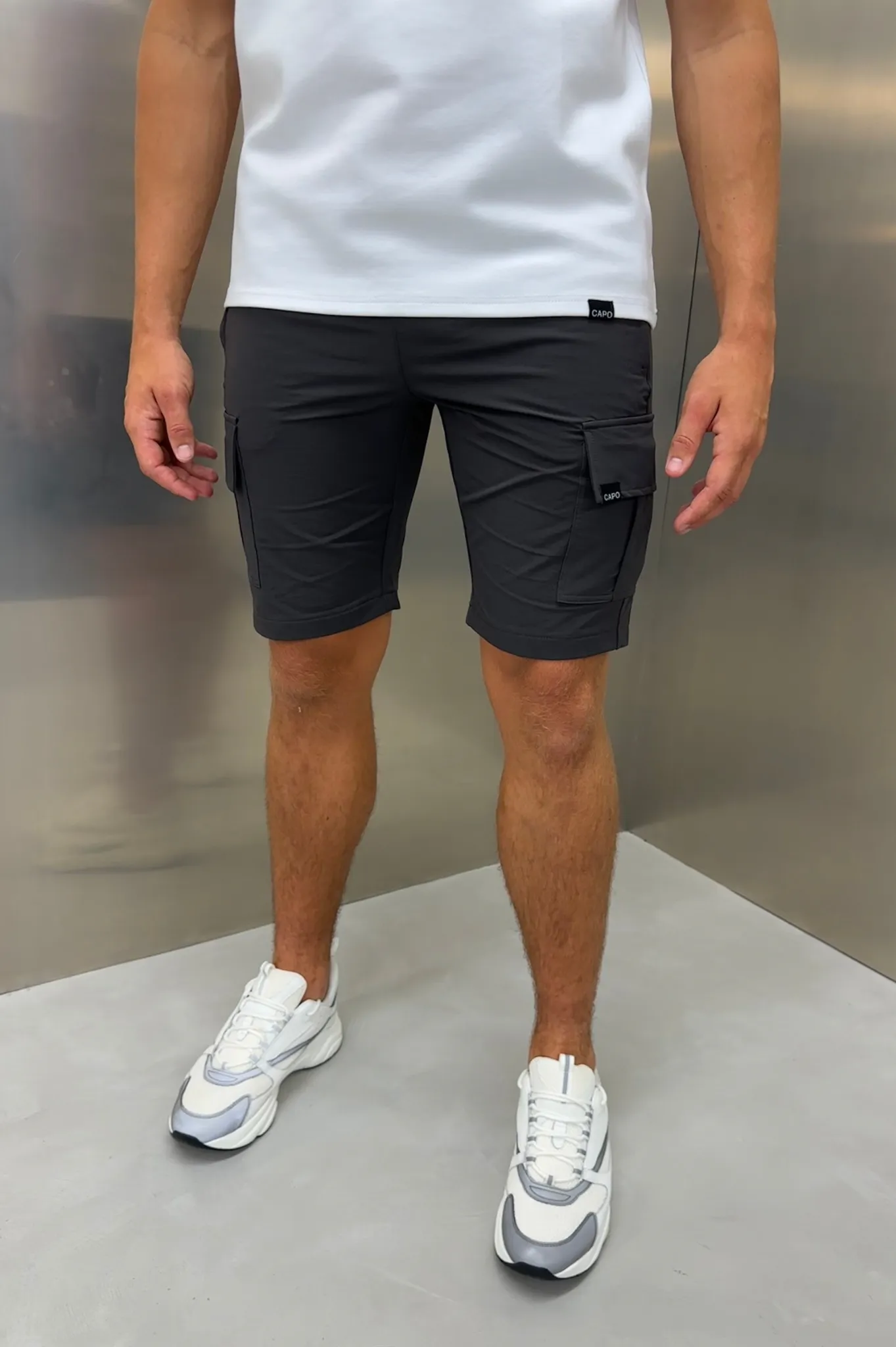 Capo UTILITY Cargo Short - Charcoal