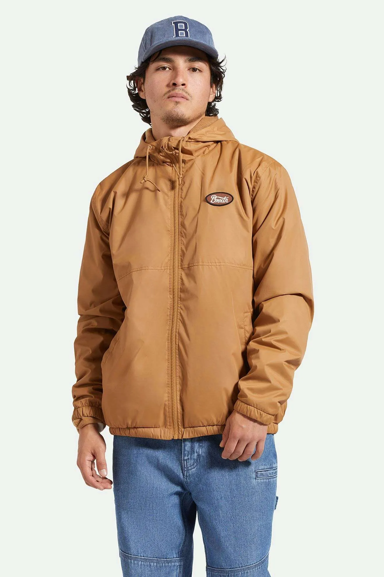 Claxton Parsons Arctic Fleece Lined Jacket - Tobacco Brown