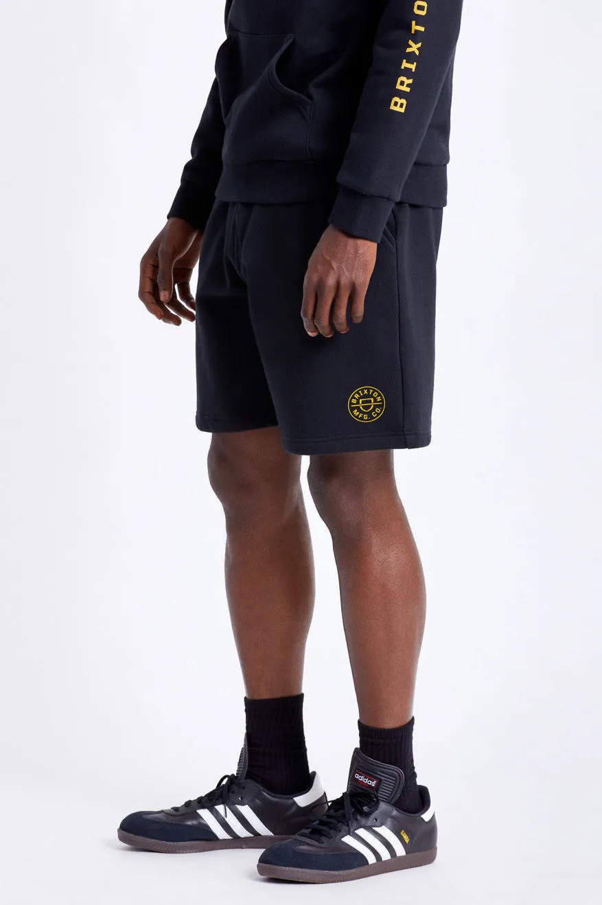 Crest Fleece Short - Black