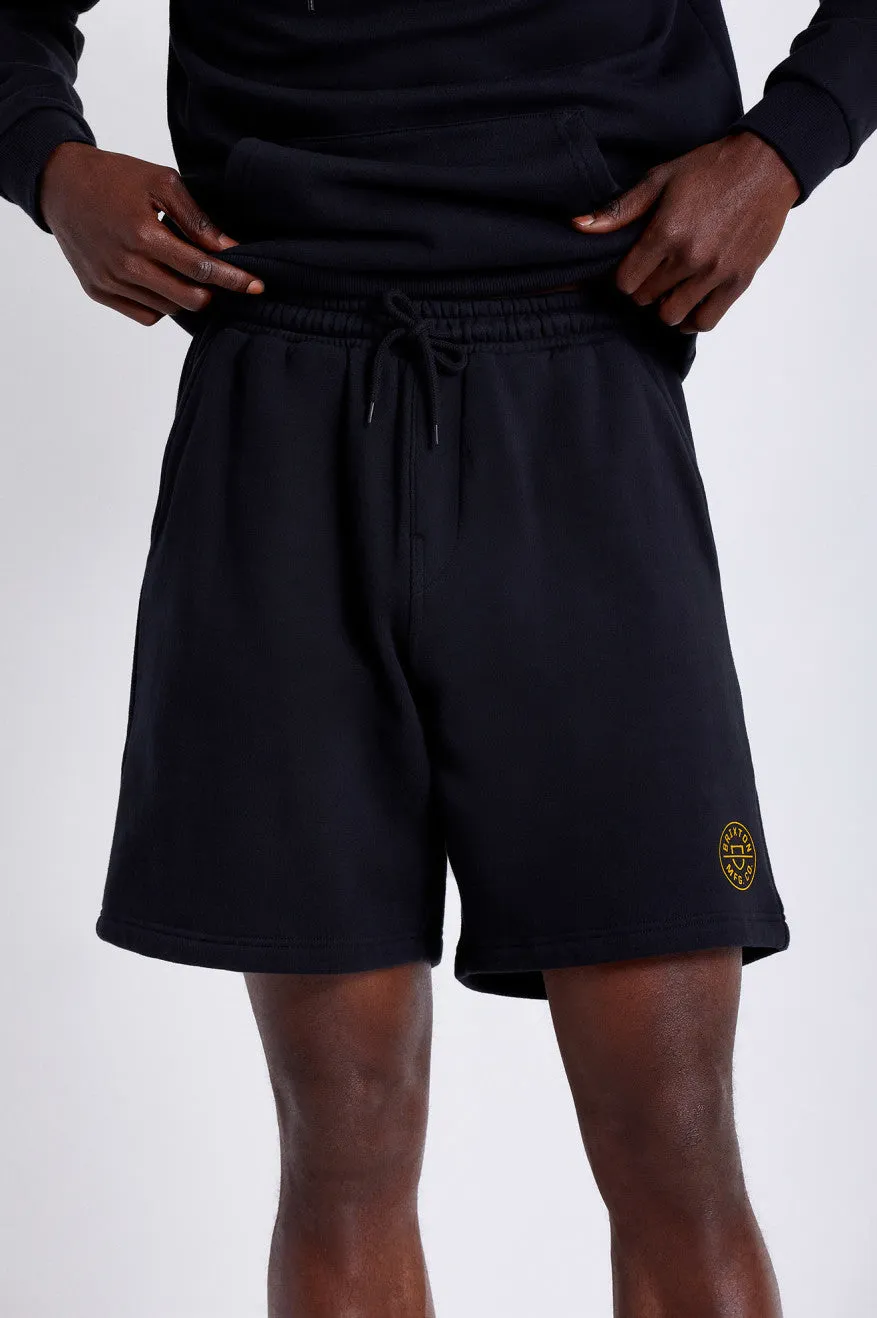 Crest Fleece Short - Black