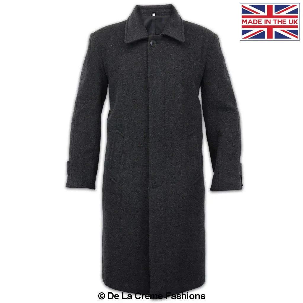 De La Creme MAN - Wool & Cashmere Long Formal Overcoat