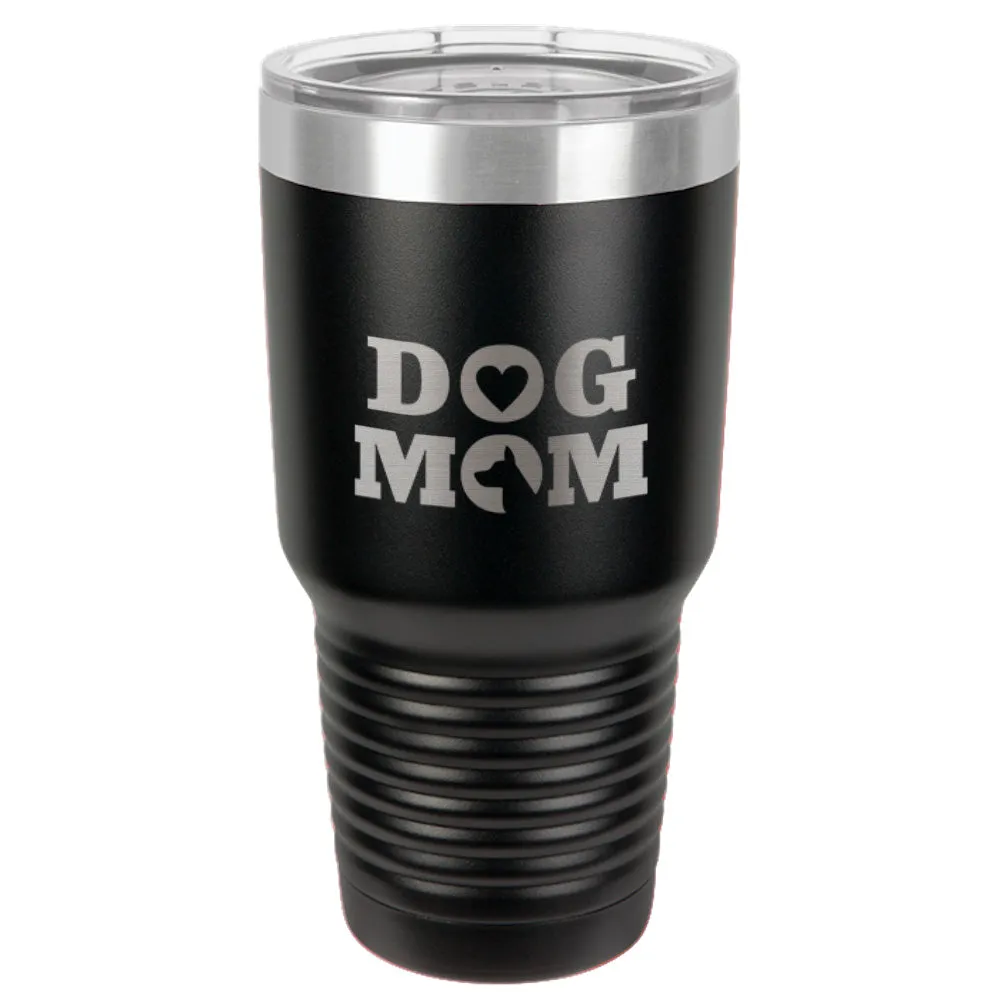 Dog Mom Heart  Stainless Steel Tumbler