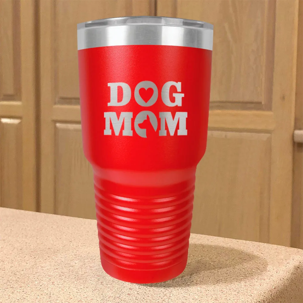 Dog Mom Heart  Stainless Steel Tumbler