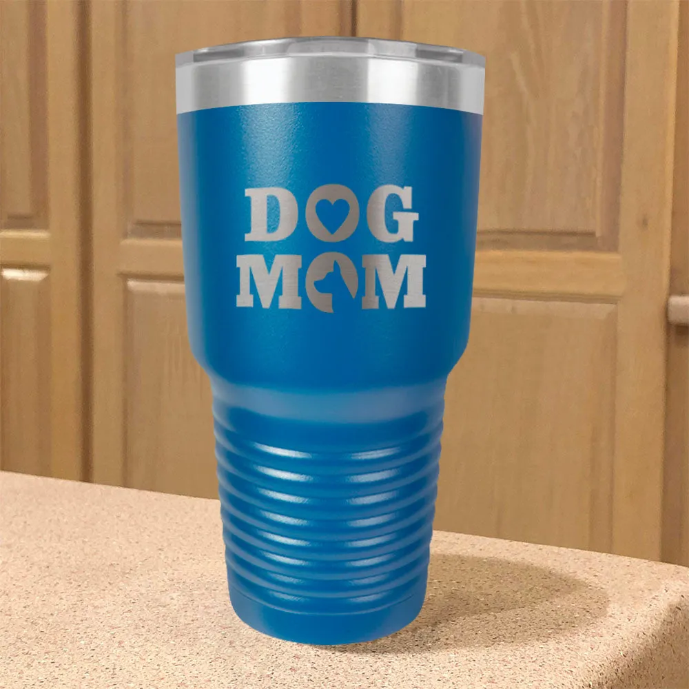 Dog Mom Heart  Stainless Steel Tumbler