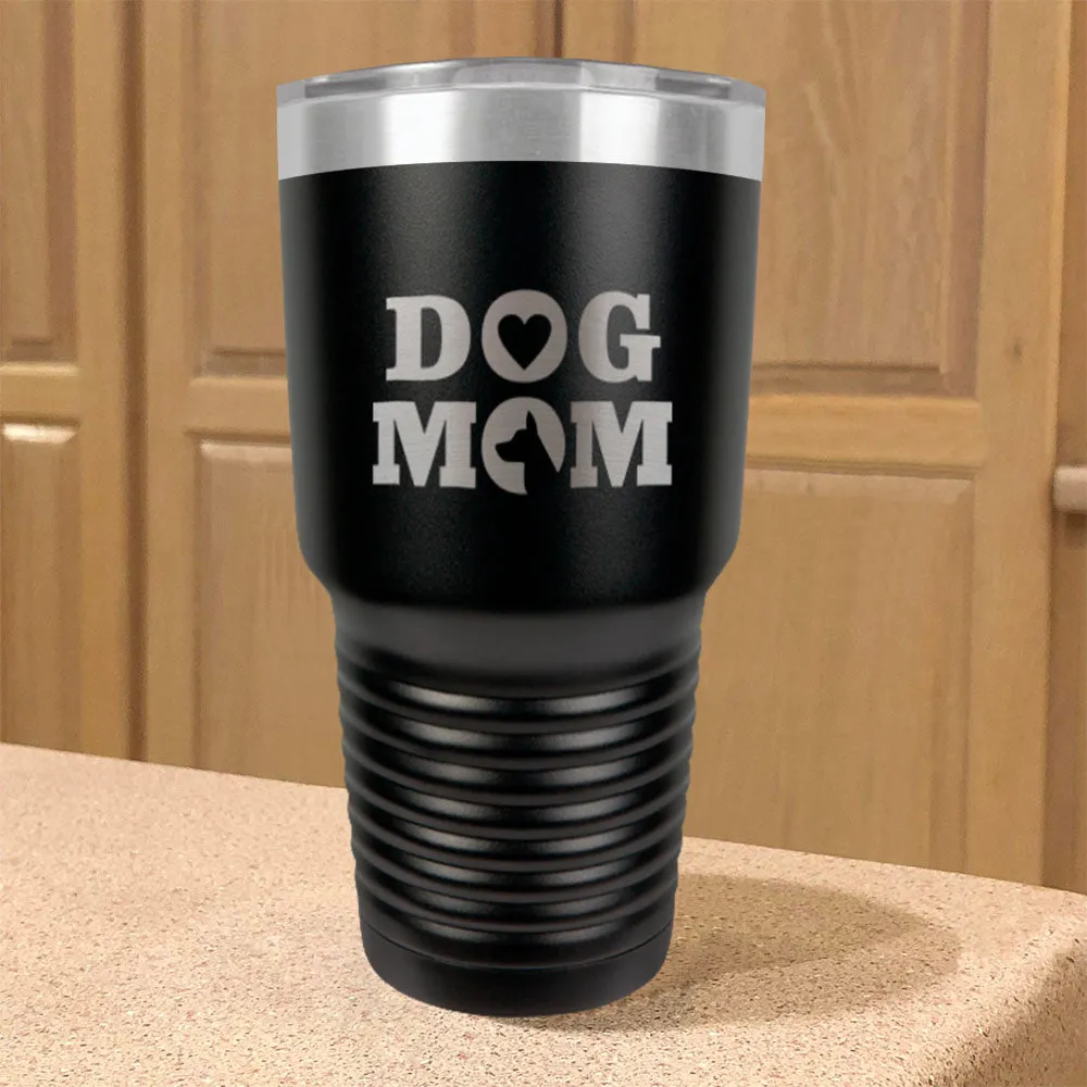 Dog Mom Heart  Stainless Steel Tumbler