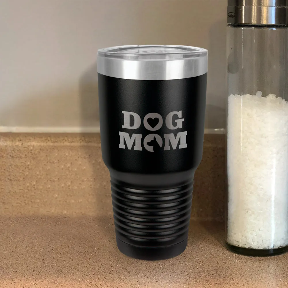 Dog Mom Heart  Stainless Steel Tumbler