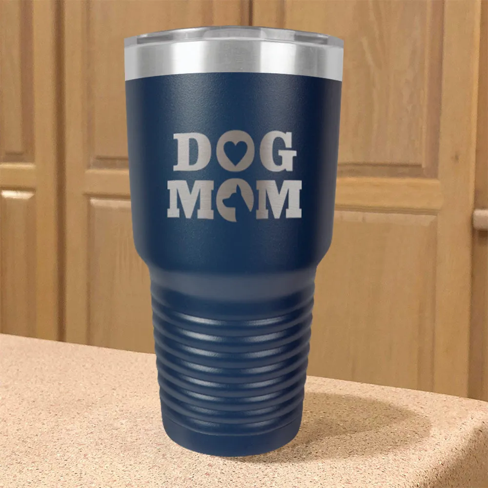 Dog Mom Heart  Stainless Steel Tumbler