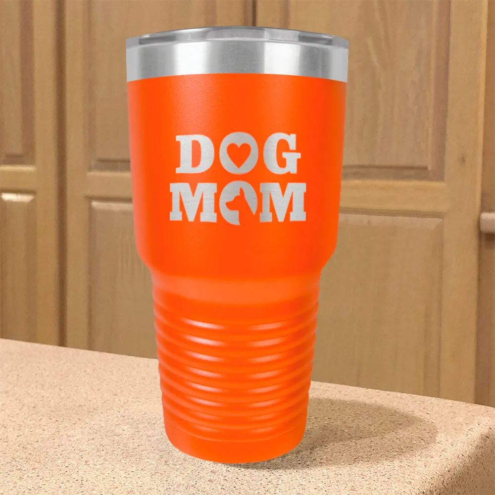 Dog Mom Heart  Stainless Steel Tumbler