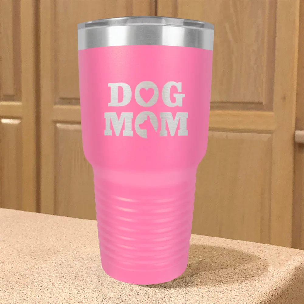 Dog Mom Heart  Stainless Steel Tumbler