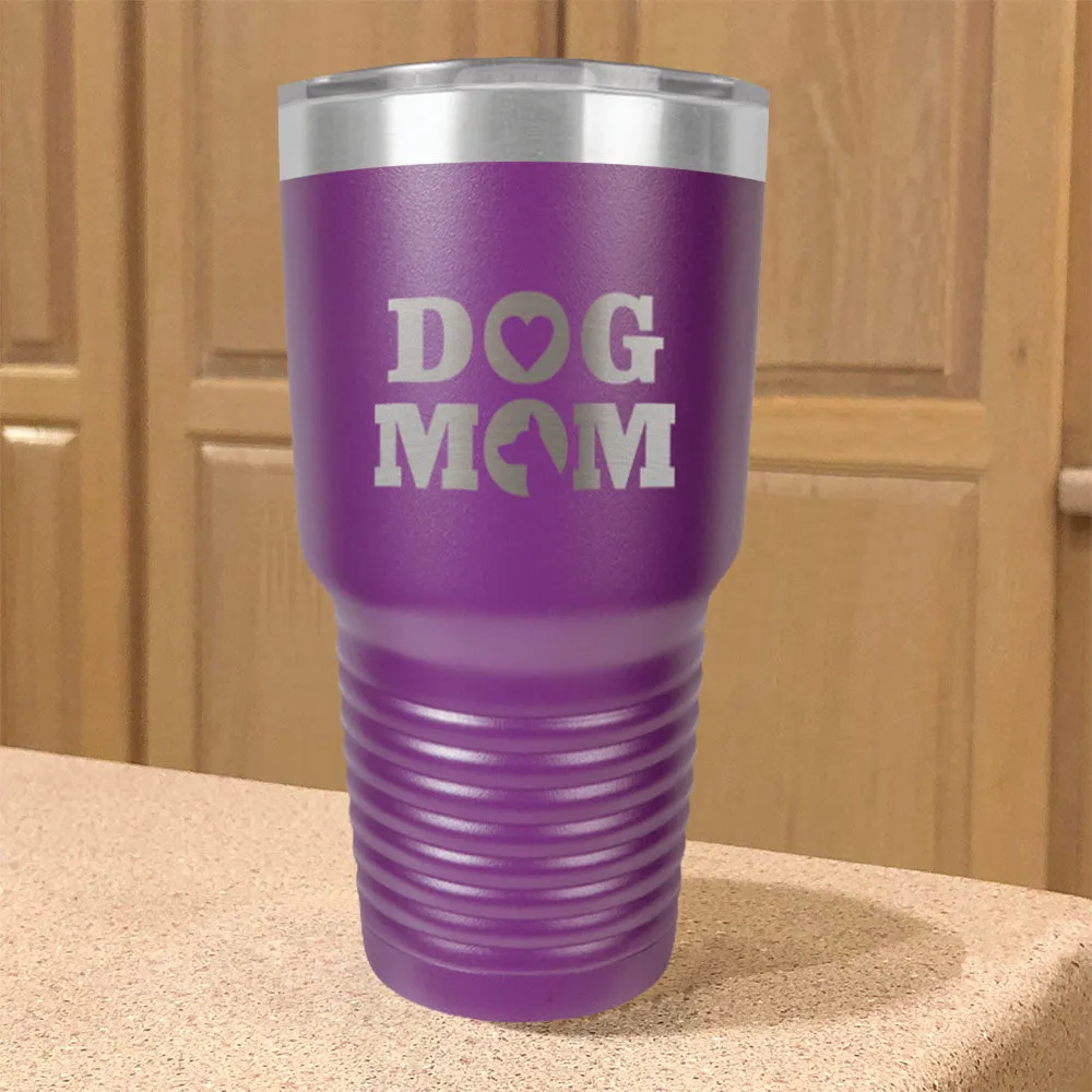 Dog Mom Heart  Stainless Steel Tumbler