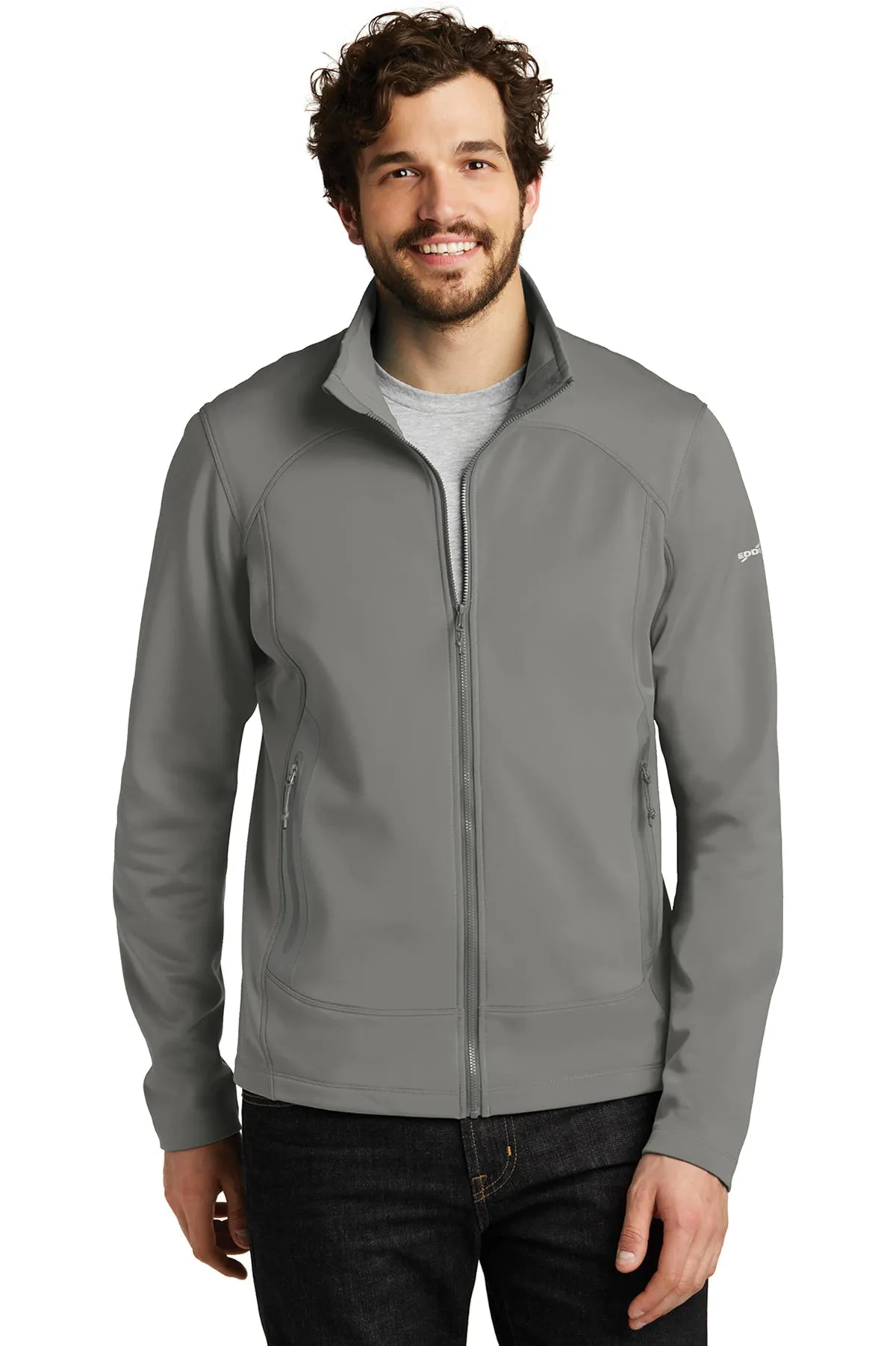 Eddie Bauer Highpoint Custom Fleece Jackets, Metal Grey