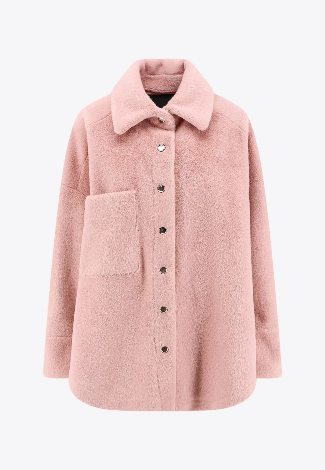 Faux Fur Short Overcoat