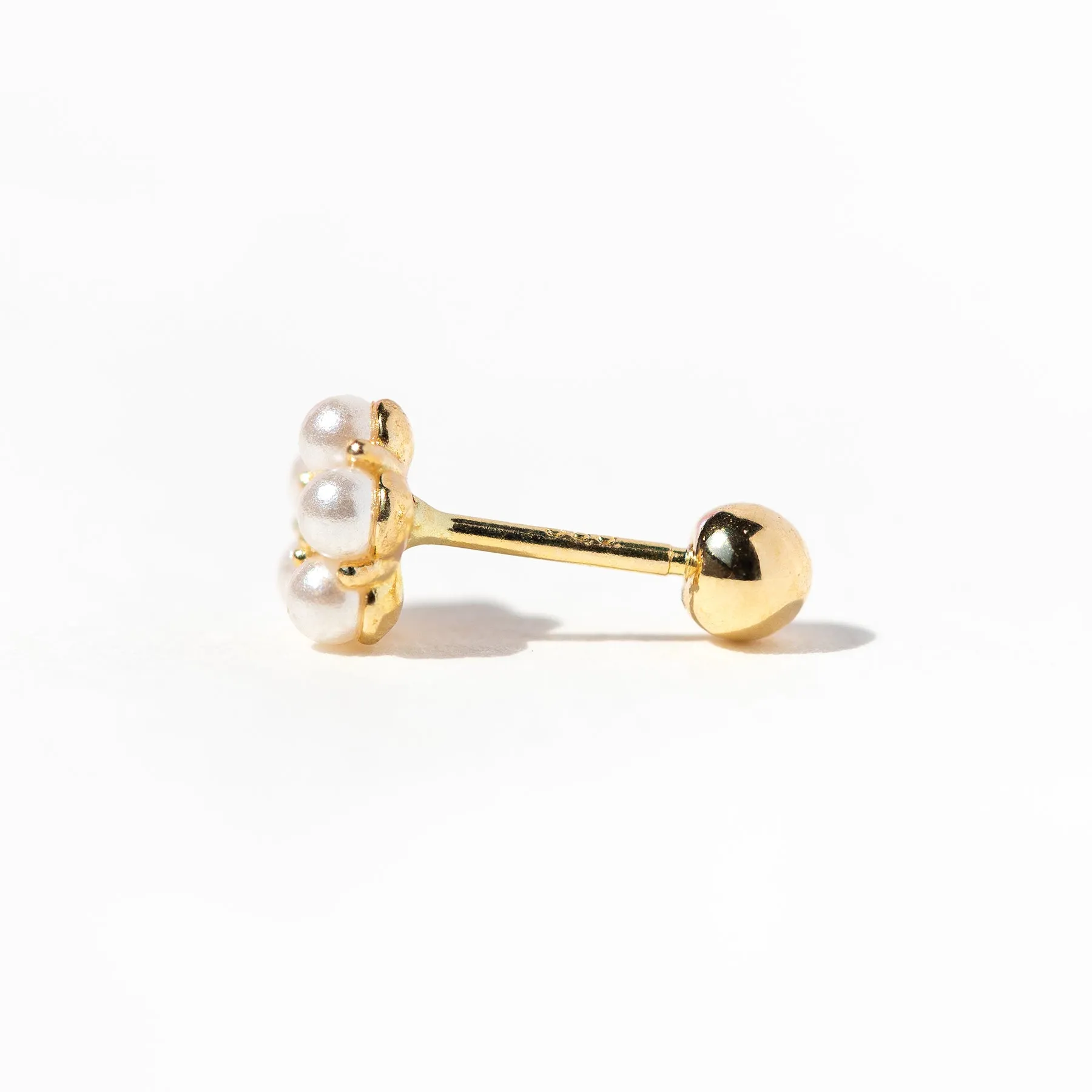 Fine Flora Ball Back Stud