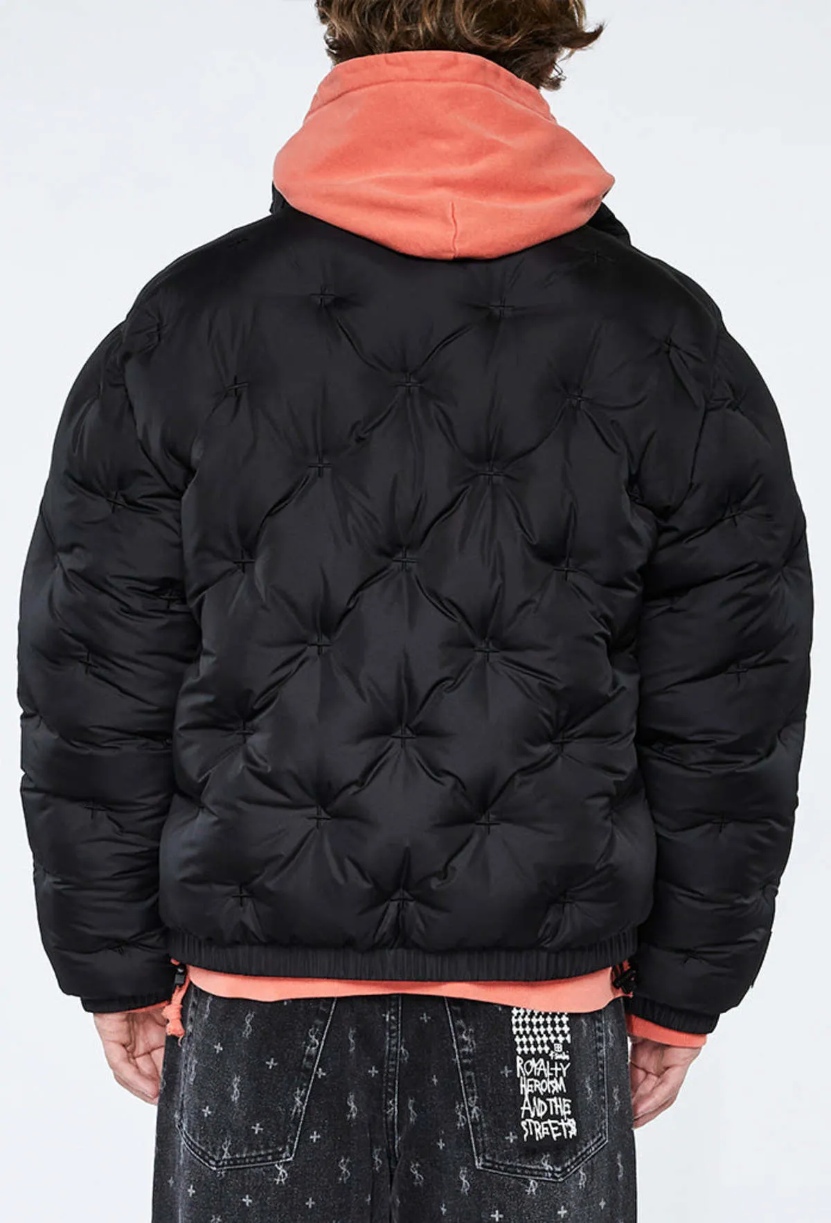 Flight Puffer Jacket - Black