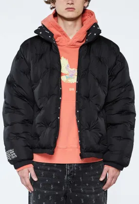 Flight Puffer Jacket - Black