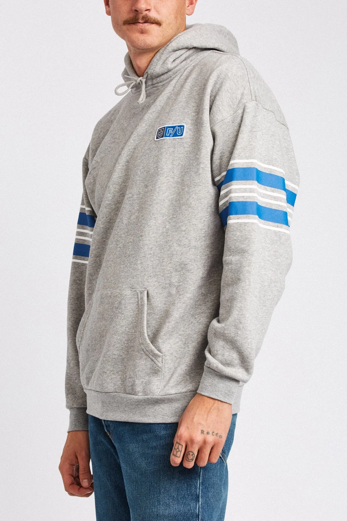 F/U Hood Fleece - Heather Grey