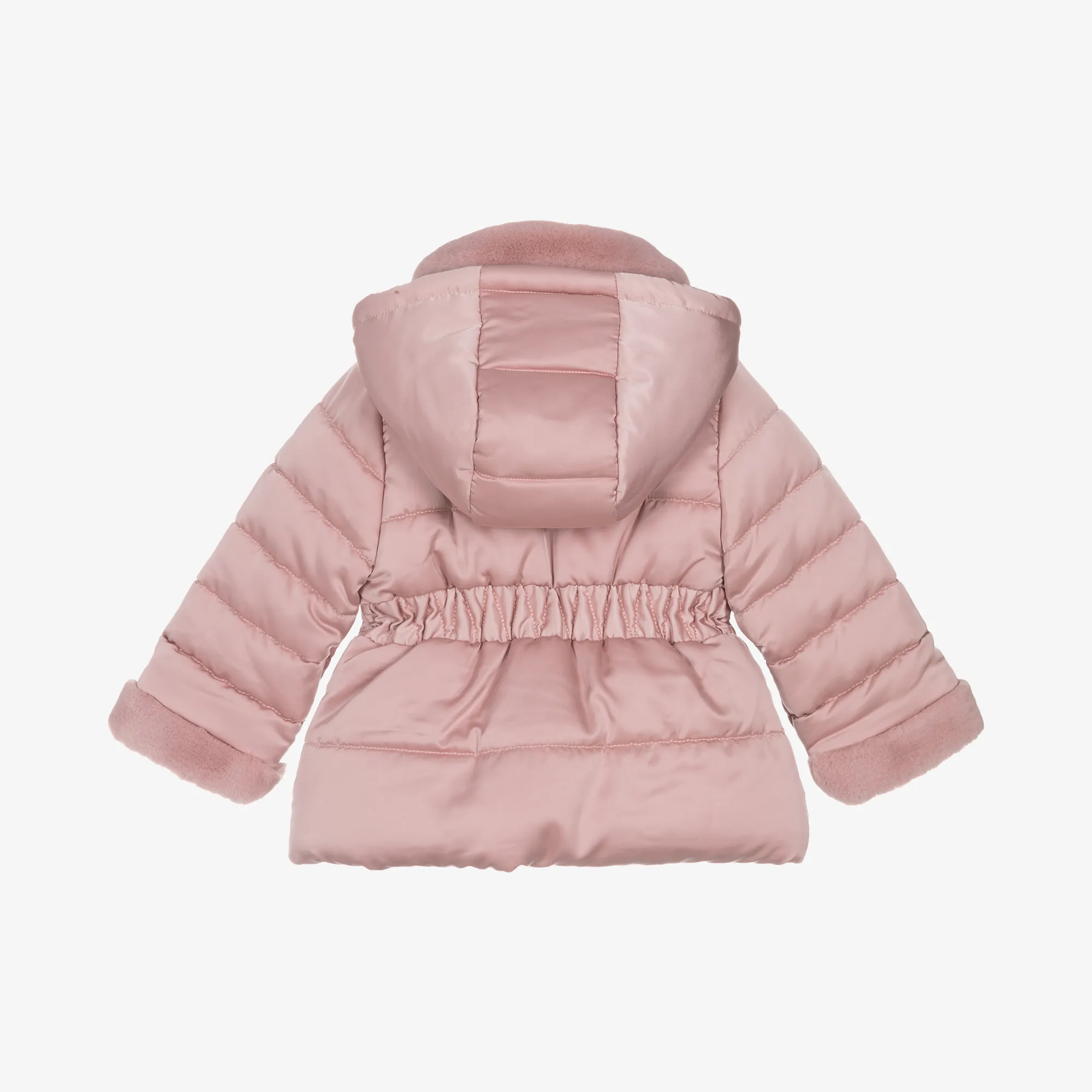 Girls Pink Puffer Jacket