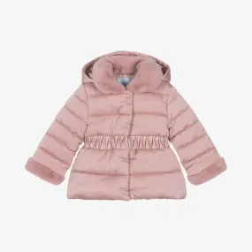 Girls Pink Puffer Jacket