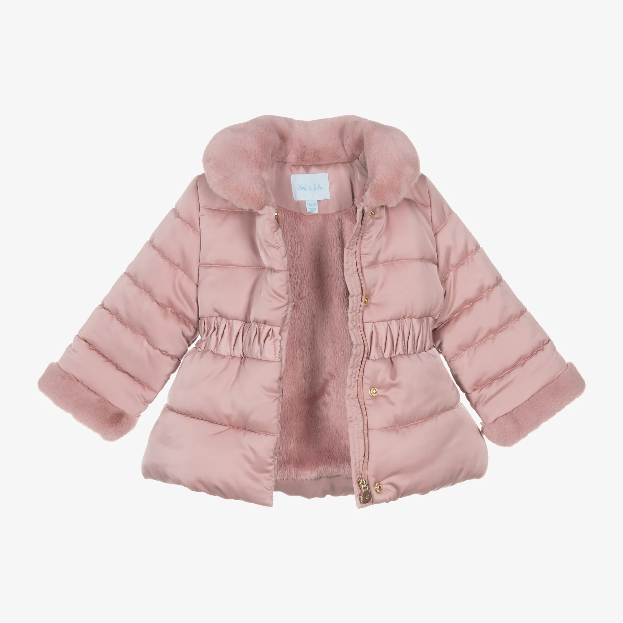 Girls Pink Puffer Jacket