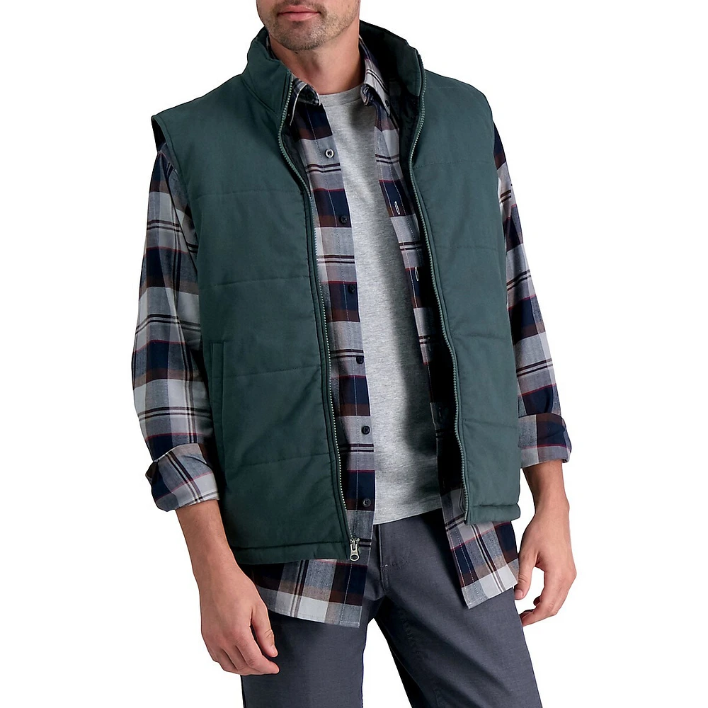 Haggar Moleskin Puffer Vest