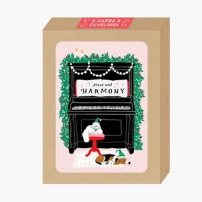 Harmony Piano Holiday Cards Boxed