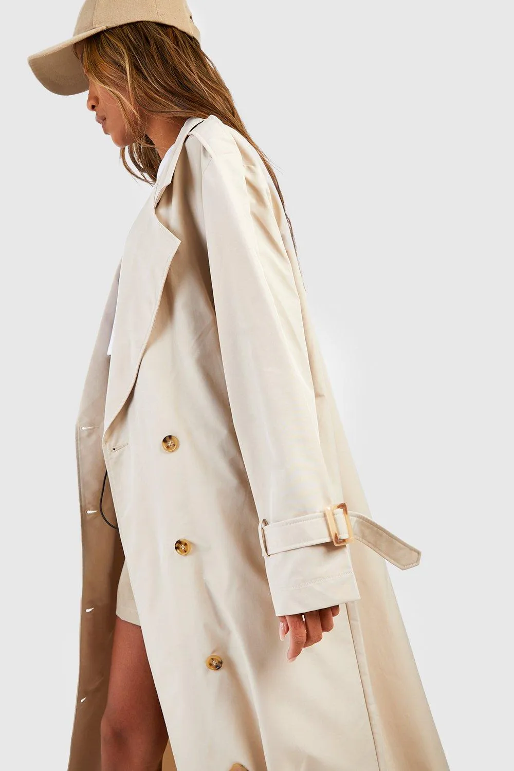 Jackets & Coats | Oversized Midaxi Trench Coat | boohoo