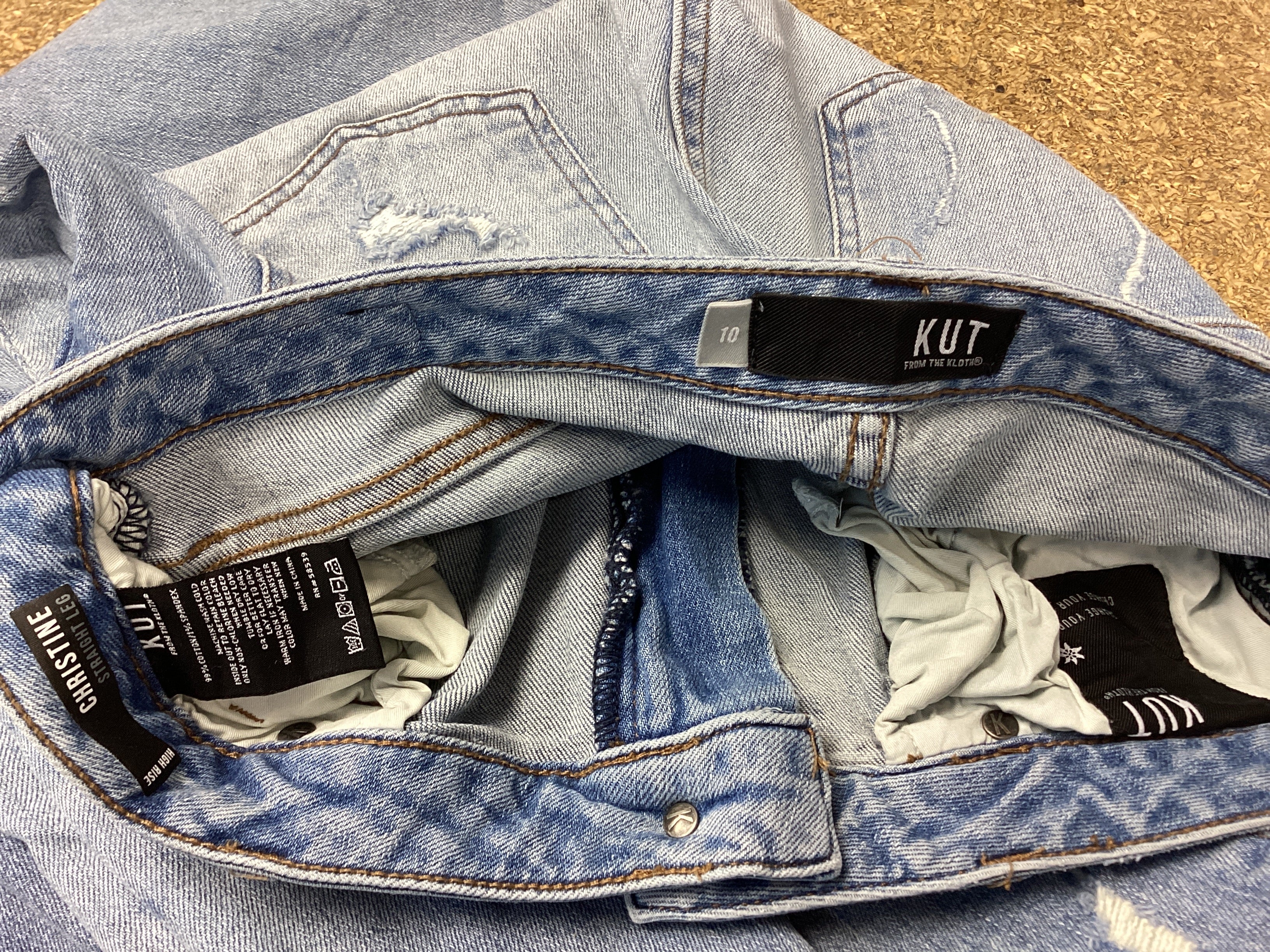 Jeans Straight By Kut  Size: 10