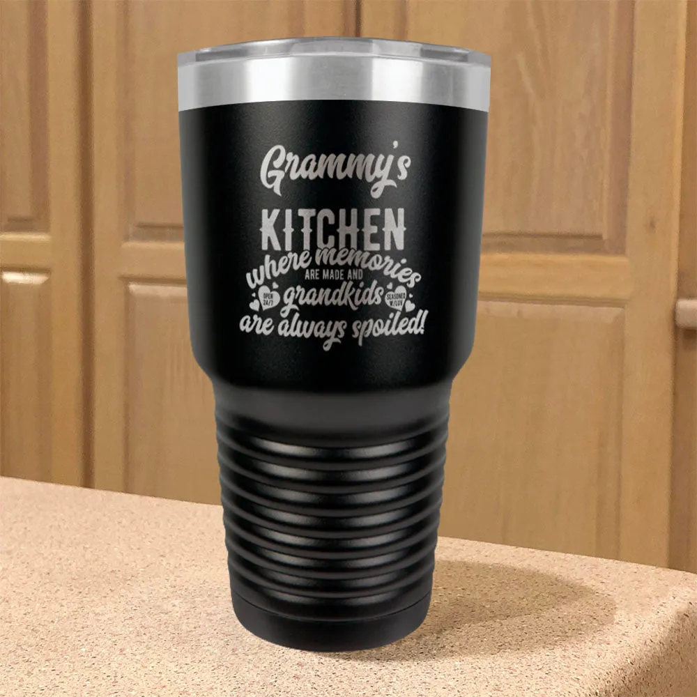 Kitchen Where Memories are Made Personalized Stainless Steel Tumbler