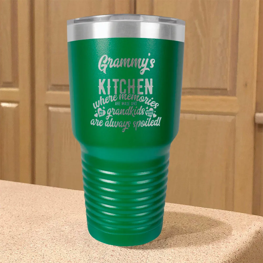 Kitchen Where Memories are Made Personalized Stainless Steel Tumbler