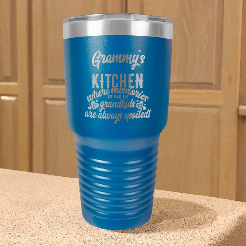 Kitchen Where Memories are Made Personalized Stainless Steel Tumbler