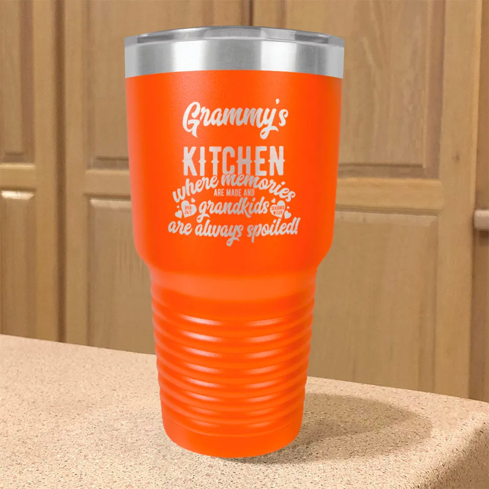 Kitchen Where Memories are Made Personalized Stainless Steel Tumbler