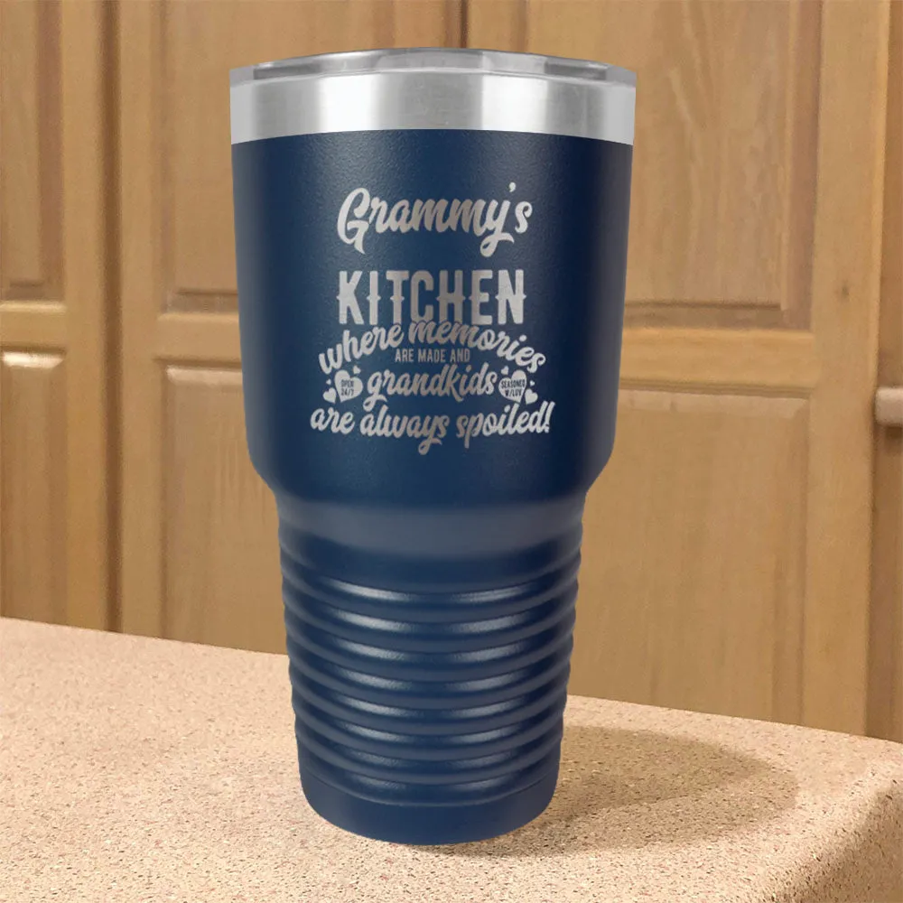 Kitchen Where Memories are Made Personalized Stainless Steel Tumbler