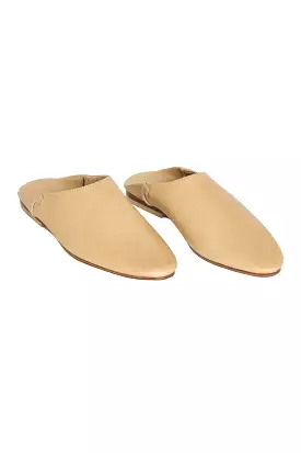 Leather Babucha Flat