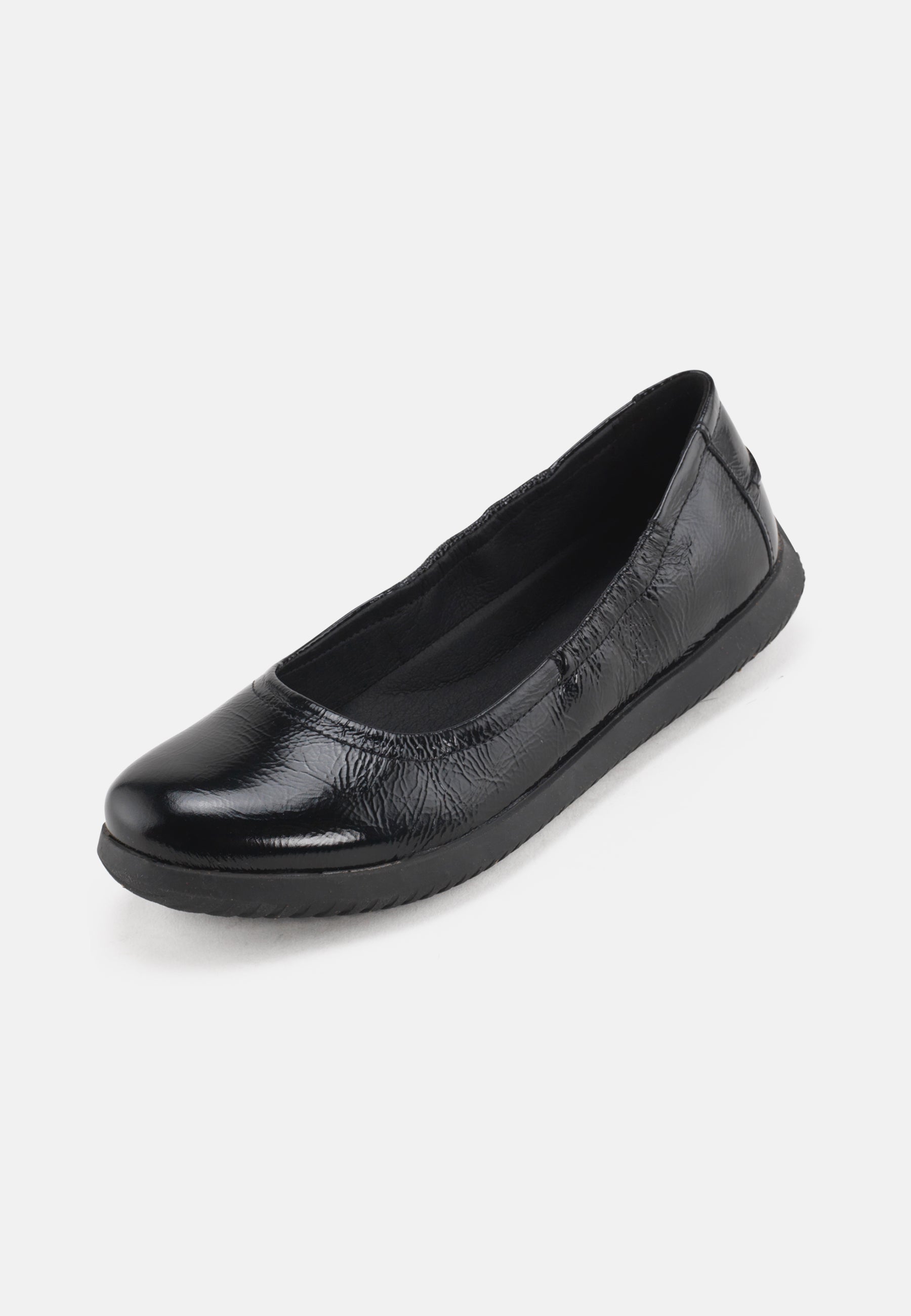 Marie Ballerina Leather - Black