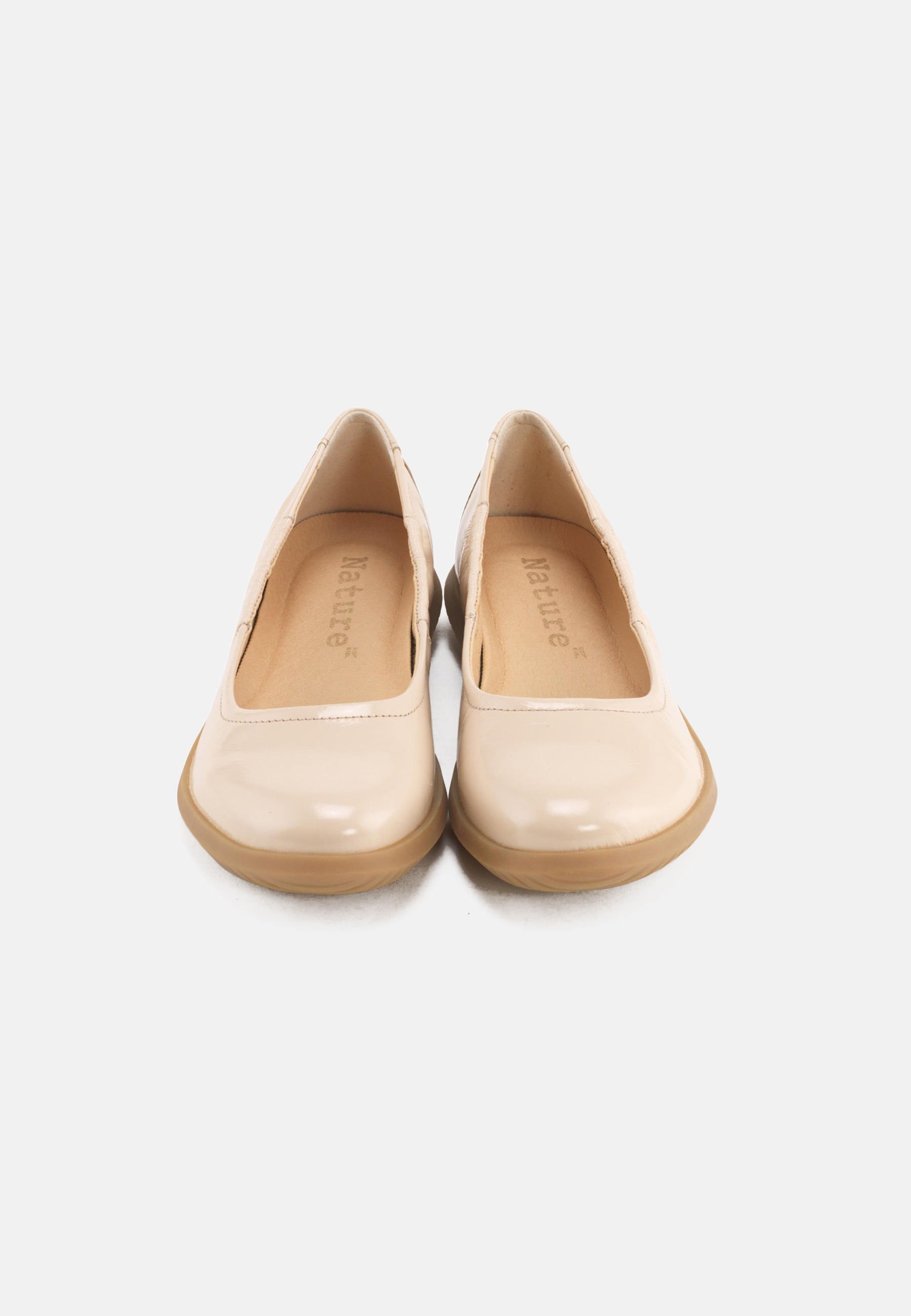 Marie Ballerina Leather - Cream